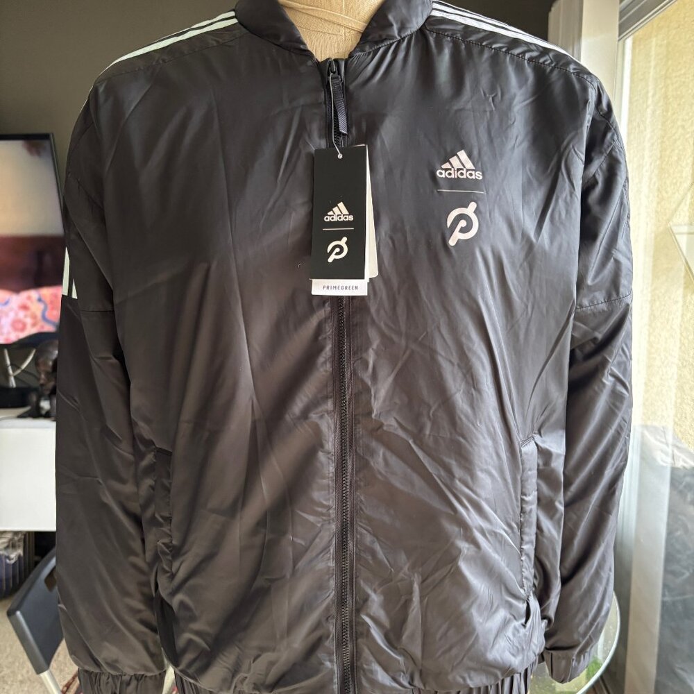 Adidas X Peleton Black Bomber Jacket New With Tags - Medium - Women's